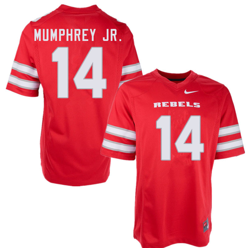 Men #14 Travis Mumphrey Jr. UNLV Rebels College Football Jerseys Sale-Red
